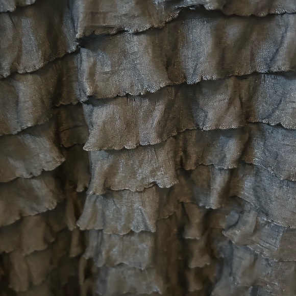 George Black Layered Ruffle Blouse - Picture 2 of 3